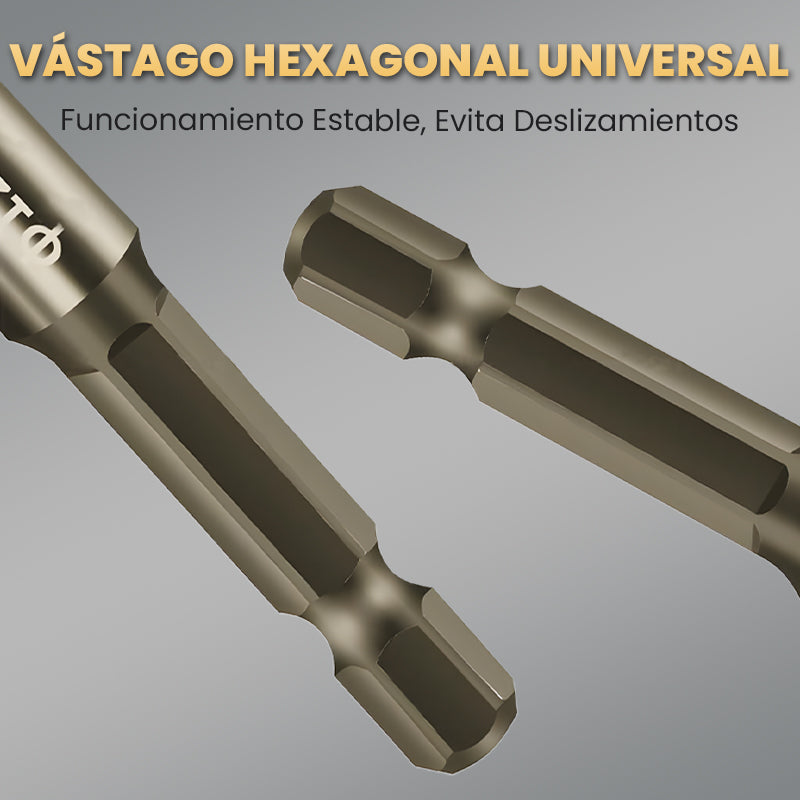 🔥Oferta Caliente 2025🔥Juego de Brocas Excéntricas Serradas de 4 Flautas y Alta Resistencia