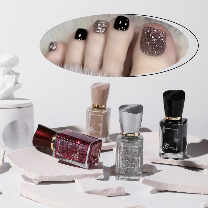 Esmalte de uñas multicolor que no se quema y se seca rápidamente