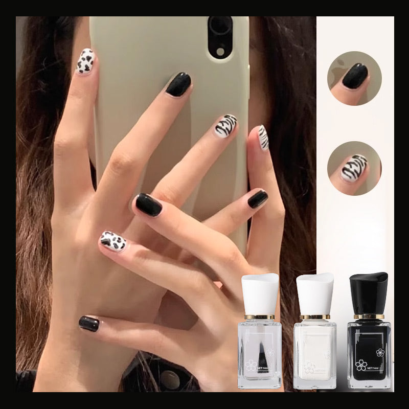 Esmalte de uñas multicolor que no se quema y se seca rápidamente