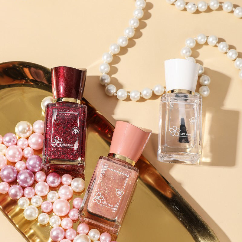 Esmalte de uñas multicolor que no se quema y se seca rápidamente