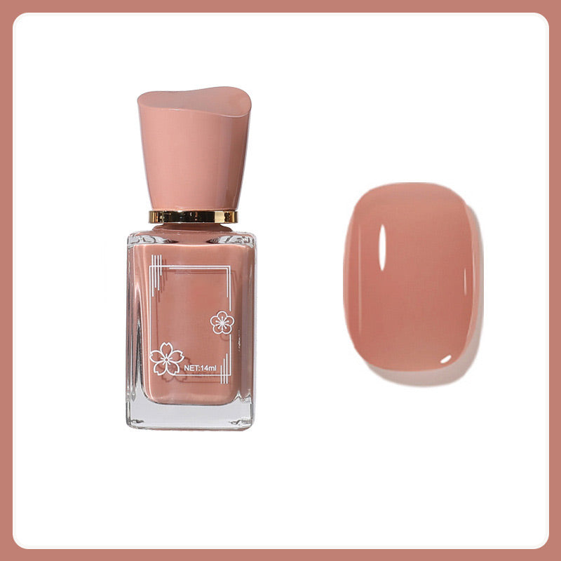 Esmalte de uñas multicolor que no se quema y se seca rápidamente