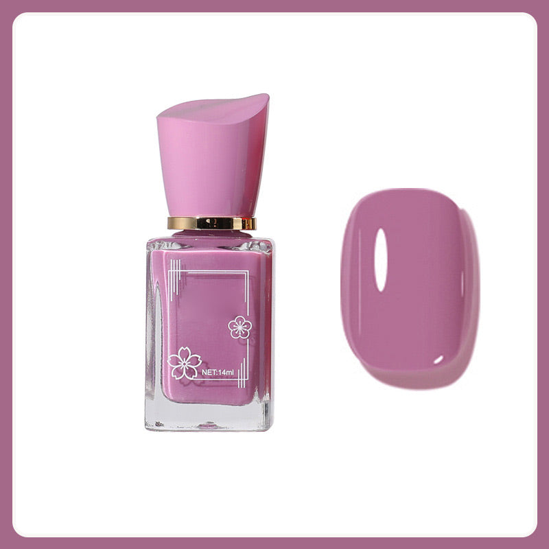 Esmalte de uñas multicolor que no se quema y se seca rápidamente