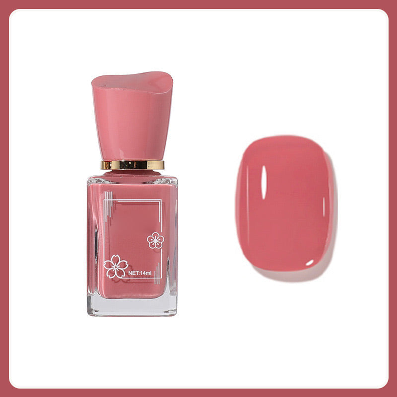 Esmalte de uñas multicolor que no se quema y se seca rápidamente