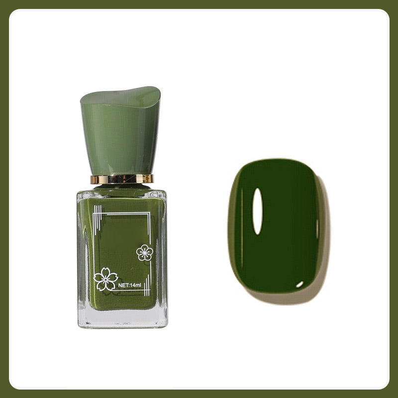 Esmalte de uñas multicolor que no se quema y se seca rápidamente