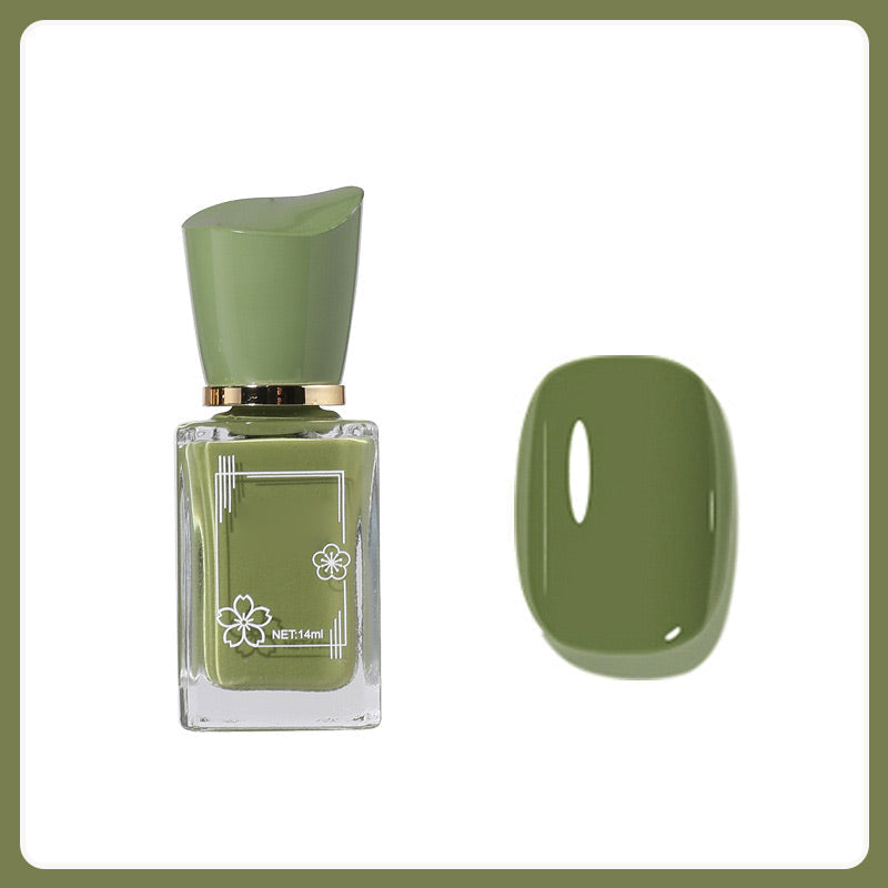 Esmalte de uñas multicolor que no se quema y se seca rápidamente