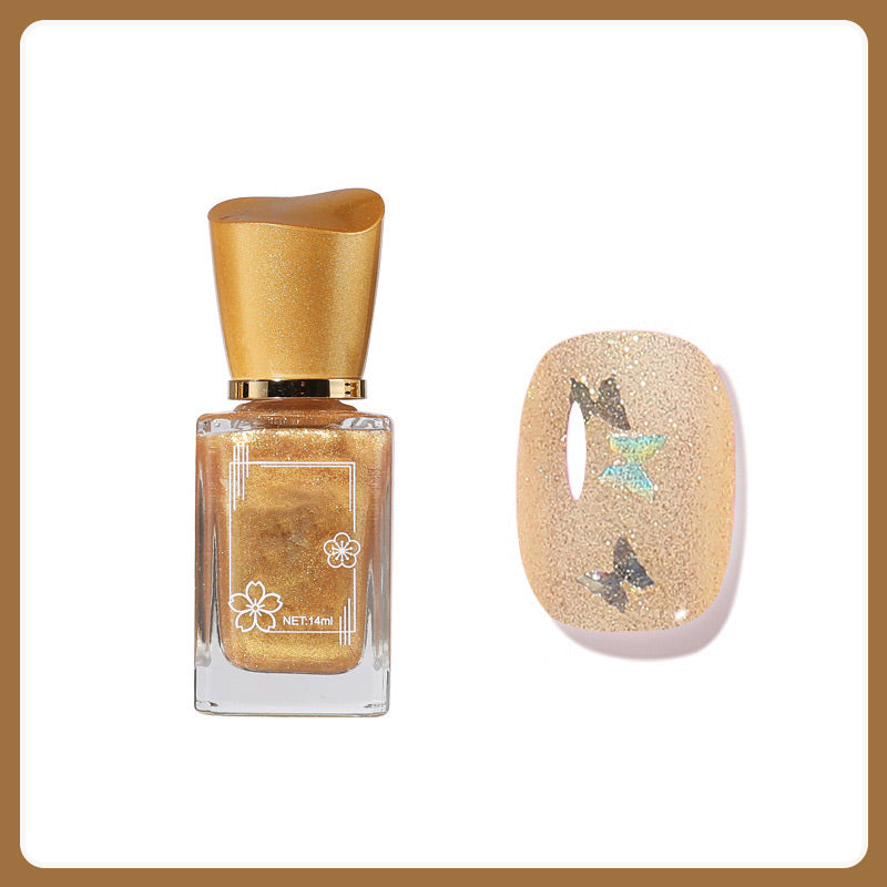 Esmalte de uñas multicolor que no se quema y se seca rápidamente