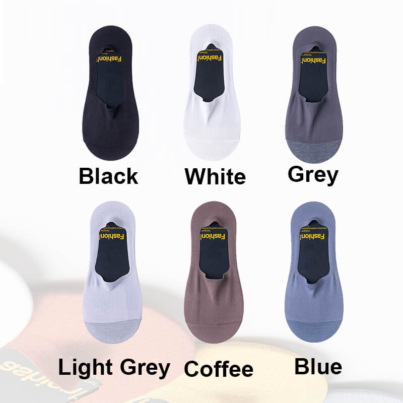 Calcetines cortos de malla transpirable y fina