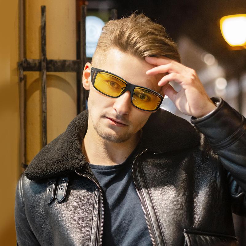 Gafas de conducción para visión en la oscuridad, anti-reflejos y polarizadas