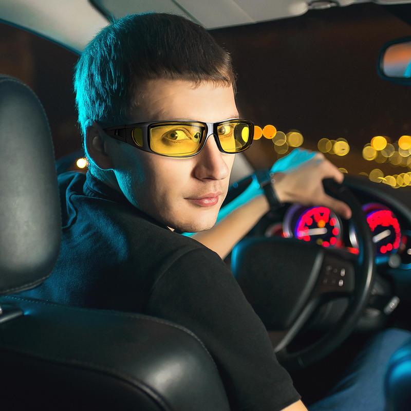 Gafas de conducción para visión en la oscuridad, anti-reflejos y polarizadas