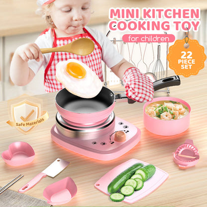 Mini juguetes de cocina para niños (22 piezas)