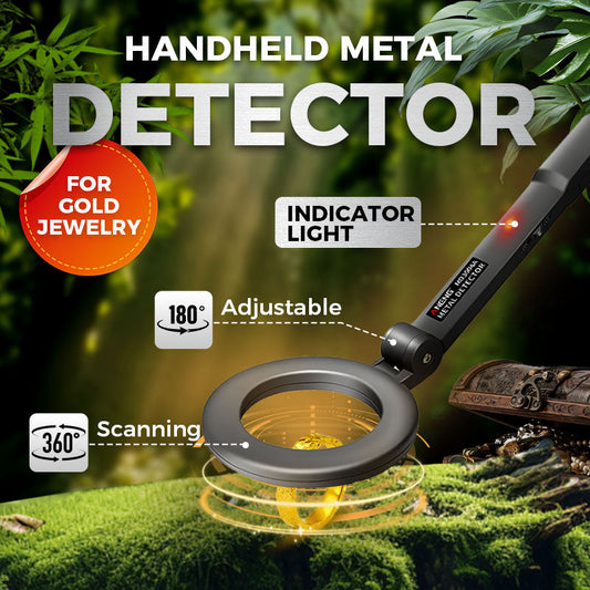 🥳¡OFERTA ESPECIAL 2026!🥳💞¡Más de 50.000 unidades vendidas!🔎💎 ¡50% de descuento! Detector portátil de 360°: alta sensibilidad para oro, anillos y monedas. Diseño ligero, ideal para personas mayores. Comienza tu aventura de búsqueda de tesoros ahora. 🧭🕊️