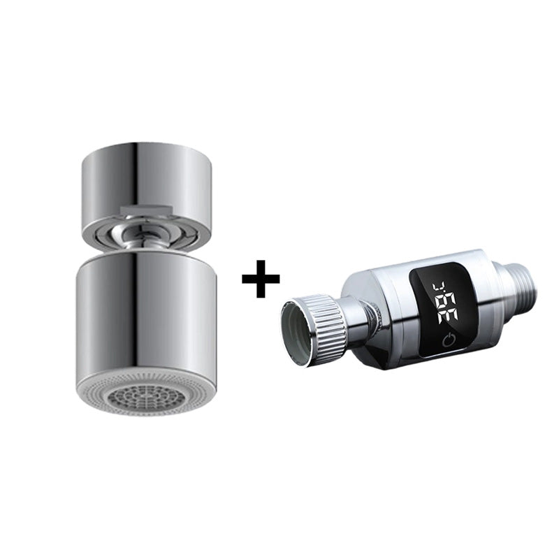 🚰✨ Grifo giratorio 360° con función 2 en 1 y aireador de agua potable – ¡Grifos de precisión para una cocina flexible y duradera! 🌱💧
