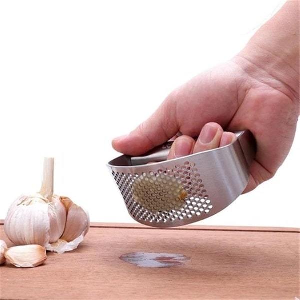 Prensa de ajo de acero inoxidable (oferta por tiempo limitado)