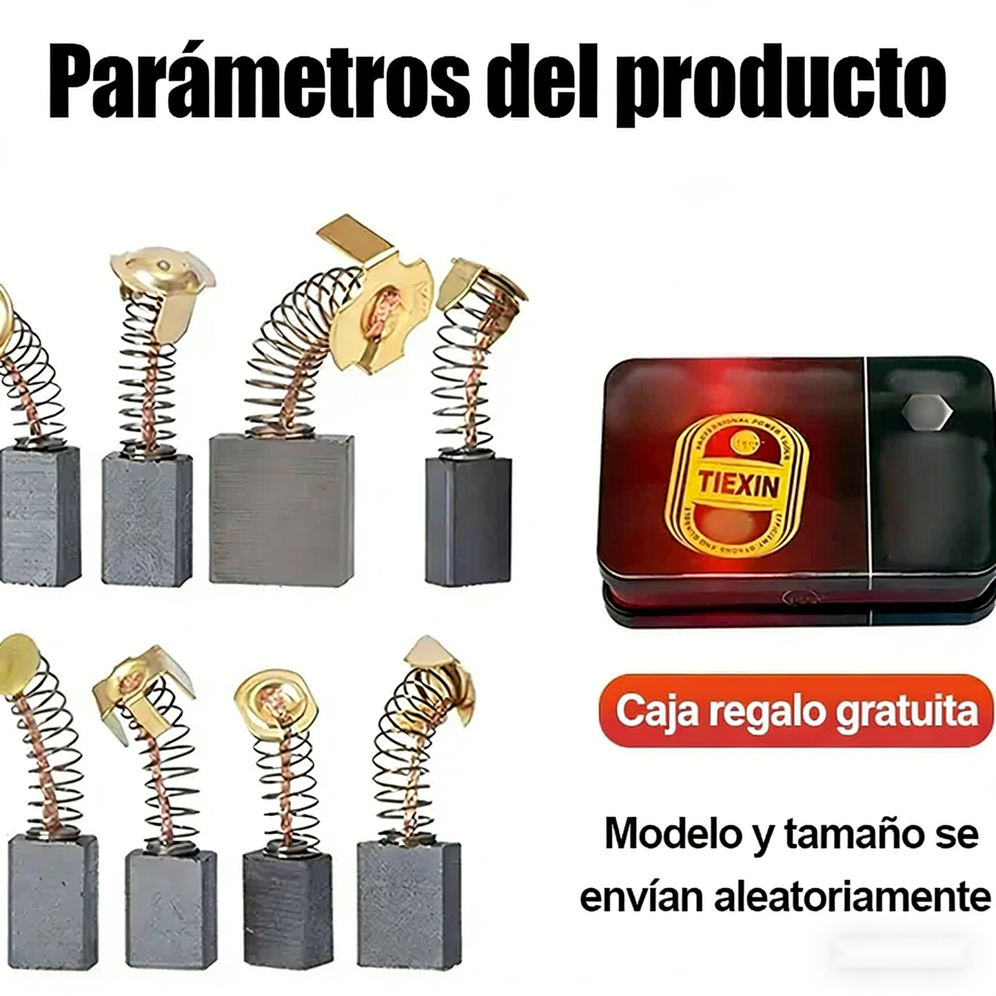 ⚙️🔧 Juego de Escobillas de Carbón para Herramientas Eléctricas – Compatibles y Duraderas | ¡Compra Más y Ahorra Más! 💥💰