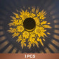☀️ Lámpara solar tipo mandala para jardín y terraza – 2 en 1: luz de suelo y de pared – Decoración luminosa ornamental con efecto vintage – Resistente al óxido y durader