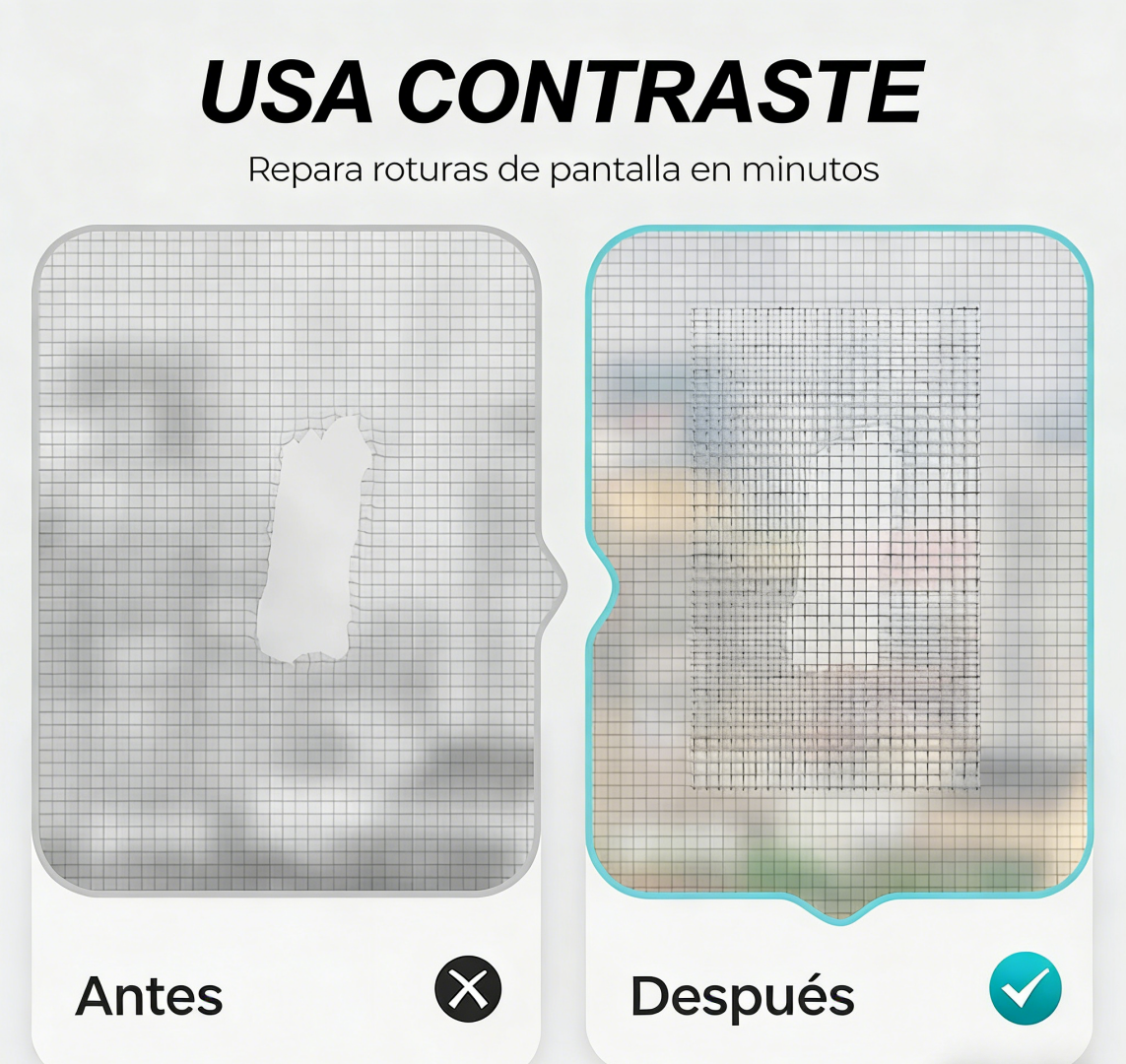 🪟 Cinta Autoadhesiva para Reparar Mosquiteras – Solución Fácil y Rápida DIY para Ventanas y Puertas ✨🛠️