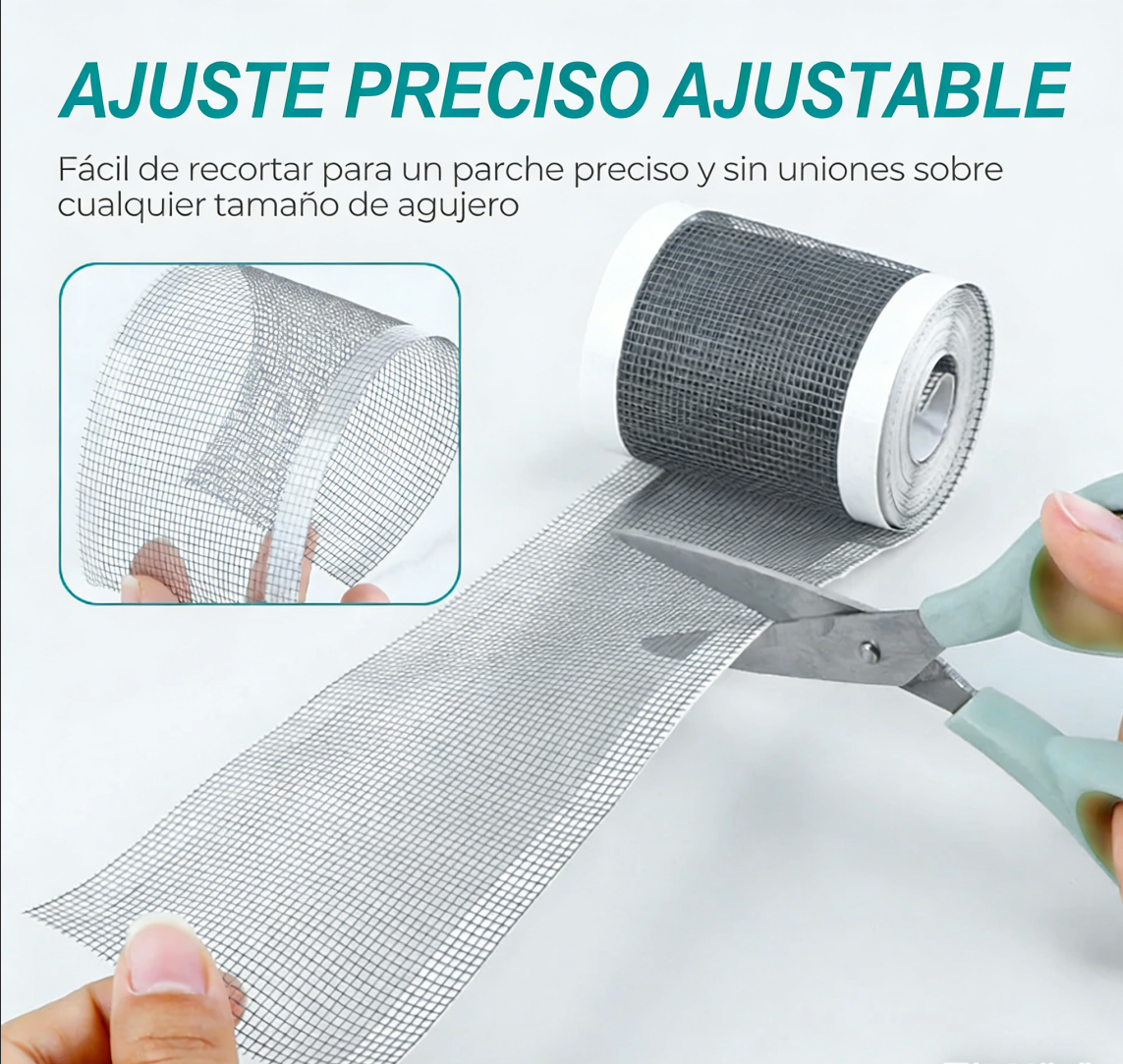 🪟 Cinta Autoadhesiva para Reparar Mosquiteras – Solución Fácil y Rápida DIY para Ventanas y Puertas ✨🛠️