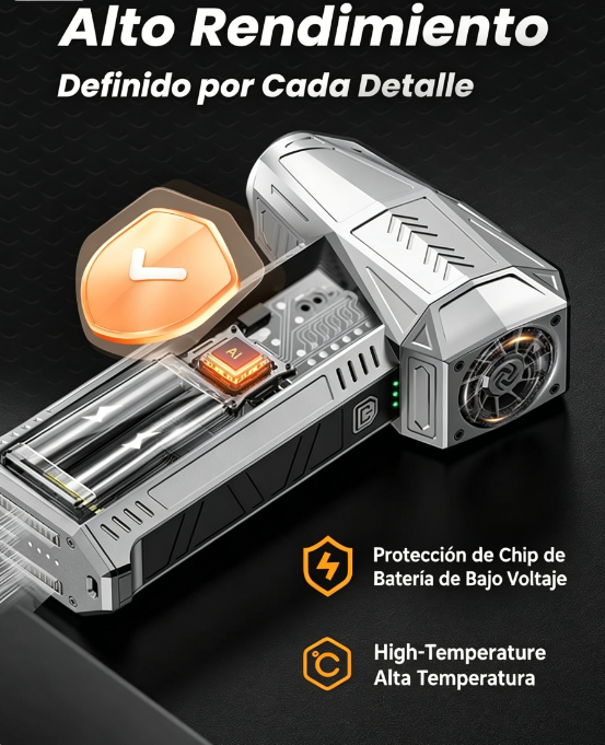 ⏰🔥 ¡ÚLTIMO DÍA DE OFERTA! ⚡ Ventilador Turbo Potente – Más de 50.000 Vendidos, Ideal para Auto y Hogar 💨💖