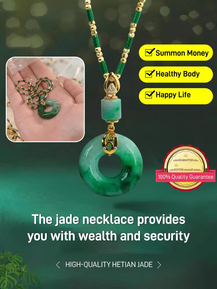 🔥 ¡Último día 50% de descuento!🔥  Hetian Jade Hebilla de oración por la paz