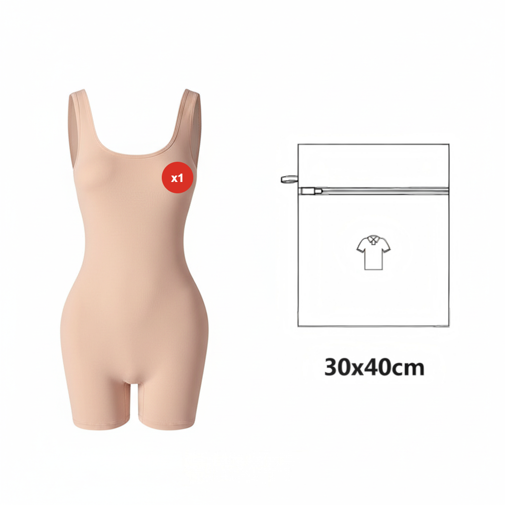 👙 50% DE DESCUENTO ! ✨ Body Moldeador Sin Costuras - Control de Abdomen y Levantador de Glúteos, Invisible bajo la Ropa y Ajuste Cómodo 💃📦