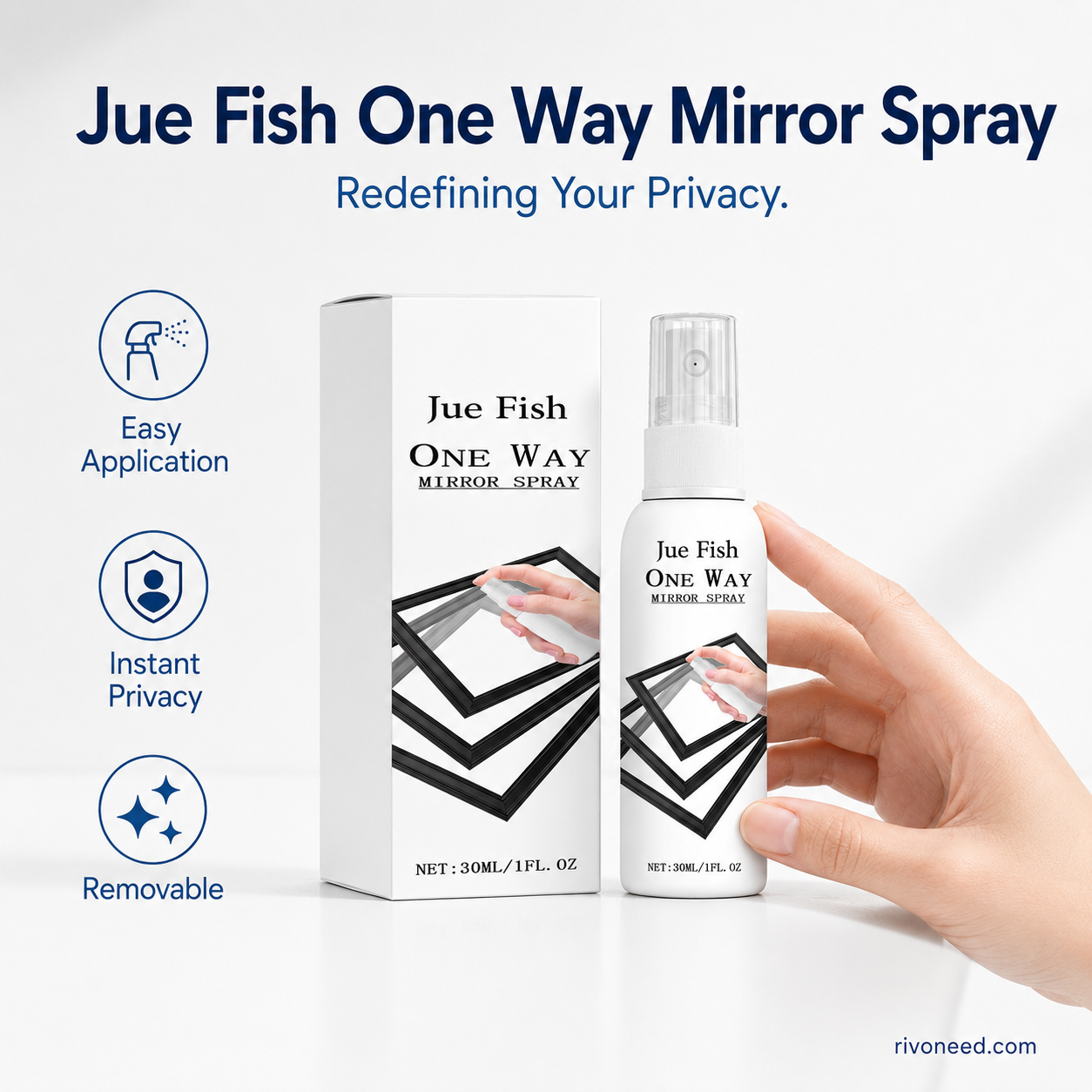 🪟 Spray reflectante para ventanas | Protección de privacidad con efecto espejo unidireccional para hogar y coche