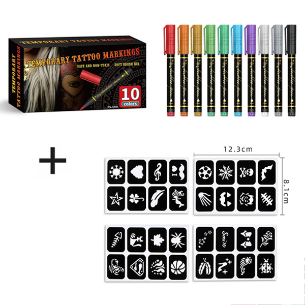 🔥Oferta Caliente 50% DE DESCUENTO🎨Perfectos Para Arte Corporal Único🔥Rotuladores de Tatuajes Temporales para la Piel