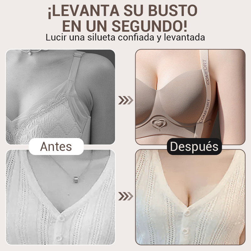 Sujetador Push-up sin Aros para Mujer