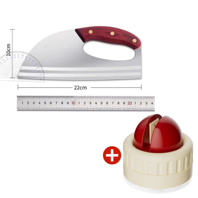 ⏰Compra 1 y llévate 1 gratis🔥Juego de cuchillos de cocina forjados | Cuchillo de chef y hacha para carne afilados y duraderos