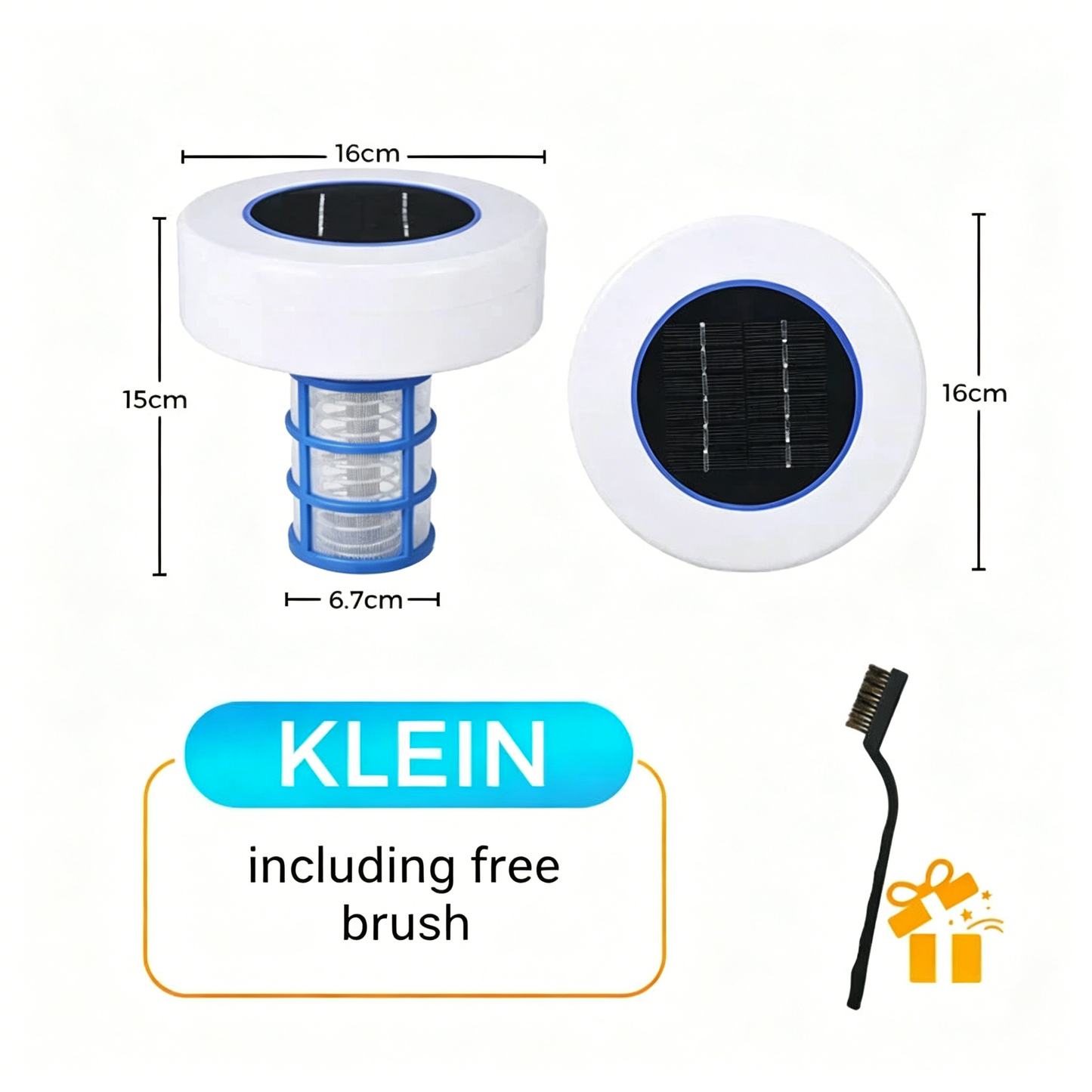 🏊‍♀️🌿💧 ¡ADIÓS AL CLORO AGRESIVO! Ionizador solar para piscinas: suave con la piel y los ojos, purificación natural, mantiene el agua cristalina para que toda la familia disfrute 🏖️🍃