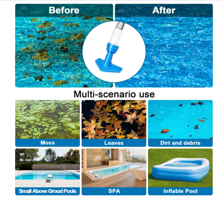Aspiradora de Mano Inalámbrica 3 en 1 para Piscina