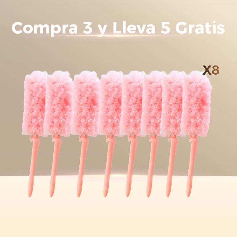 Plumero plegable y lavable para limpieza de superficies