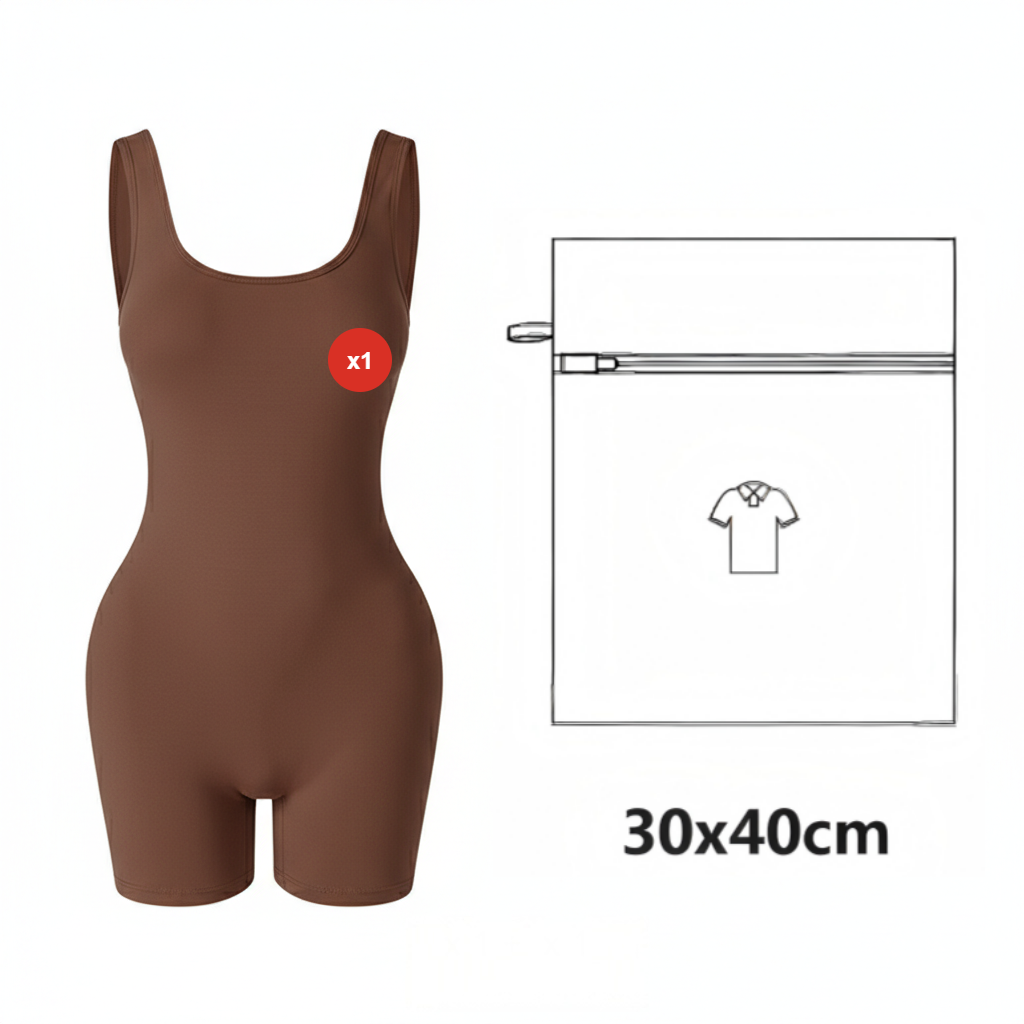 👙 50% DE DESCUENTO ! ✨ Body Moldeador Sin Costuras - Control de Abdomen y Levantador de Glúteos, Invisible bajo la Ropa y Ajuste Cómodo 💃📦