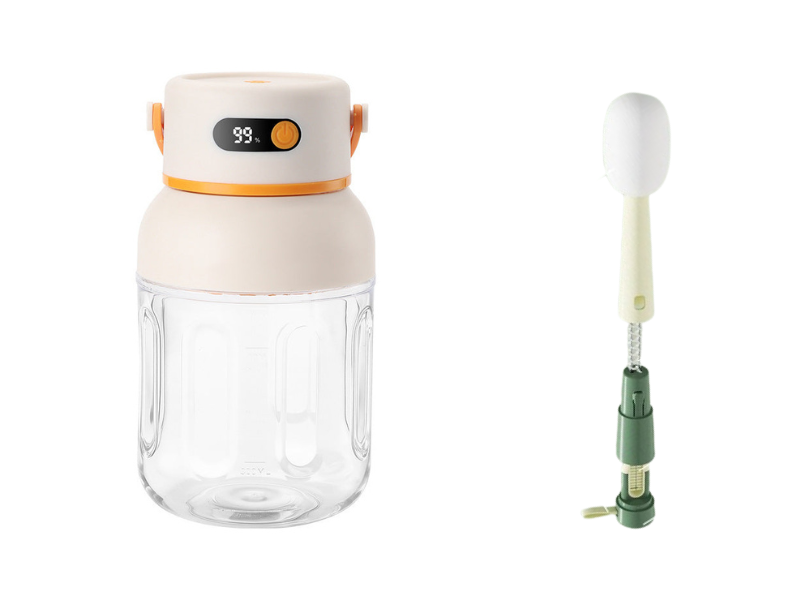 🥤 ¡OFERTA POR TIEMPO LIMITADO 50% DE DESCUENTO! 🔋 Licuadora Personal Portátil – Recargable USB, 1L, Tritura Hielo ✨