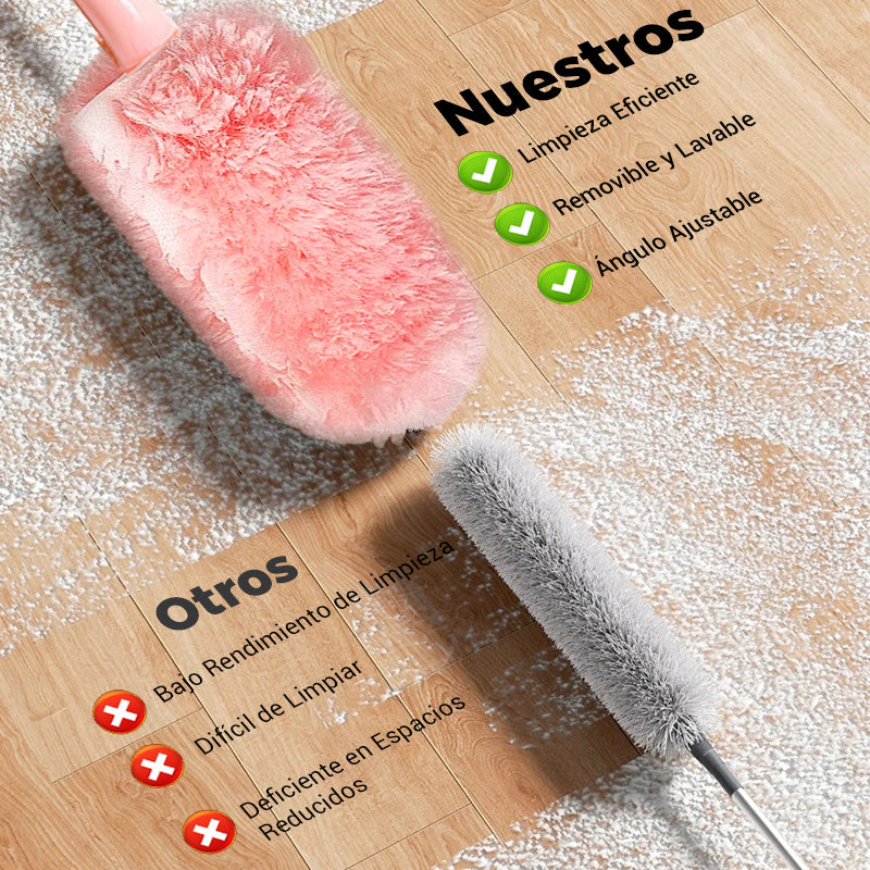 Plumero plegable y lavable para limpieza de superficies