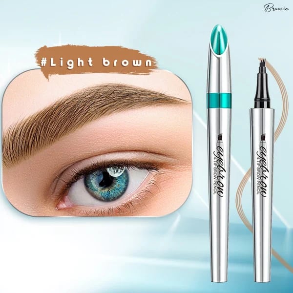 💥COMPRA 1 RECIBE 1 GRATIS🎉Lápiz de cejas de alta calidad 3D impermeable microblading 4 punta de tenedor lápiz de tatuaje