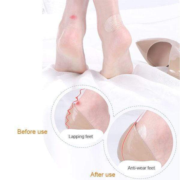 Pegatina autoadhesiva invisible para talón antidesgaste