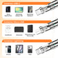 Cable de Carga Rápida 3 en 1 de 120 W con Giro de 180°