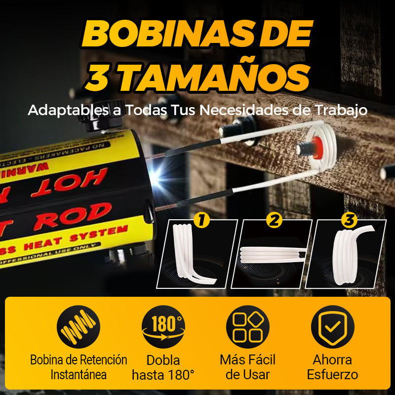Kit de calentador de inducción magnético - Herramienta de extracción de pernos de calor por inducción de 1100 W