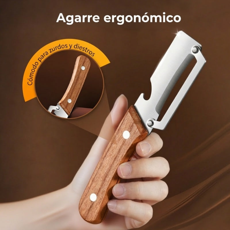🥕 ¡COMPRA 2, LLEVATE 1 GRATIS! 🔥 Pelador de verduras multifuncional para la cocina – Cuchilla inoxidable, mango ergonómico e ideal para frutas y verduras ✨