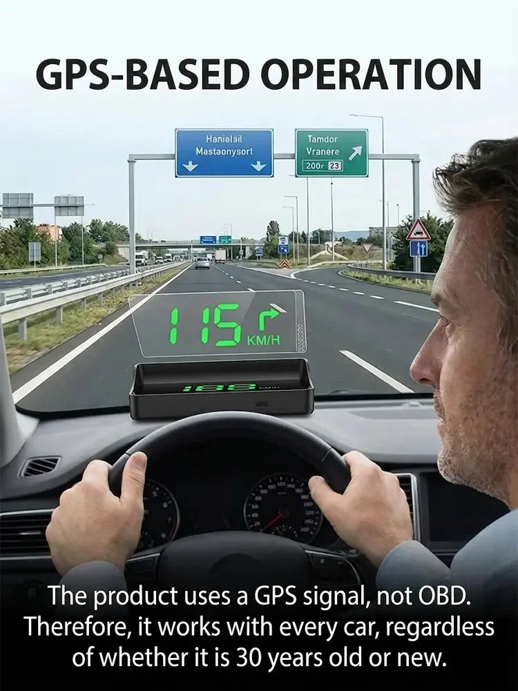 Universal GPS Car Speedometer Head-Up Display