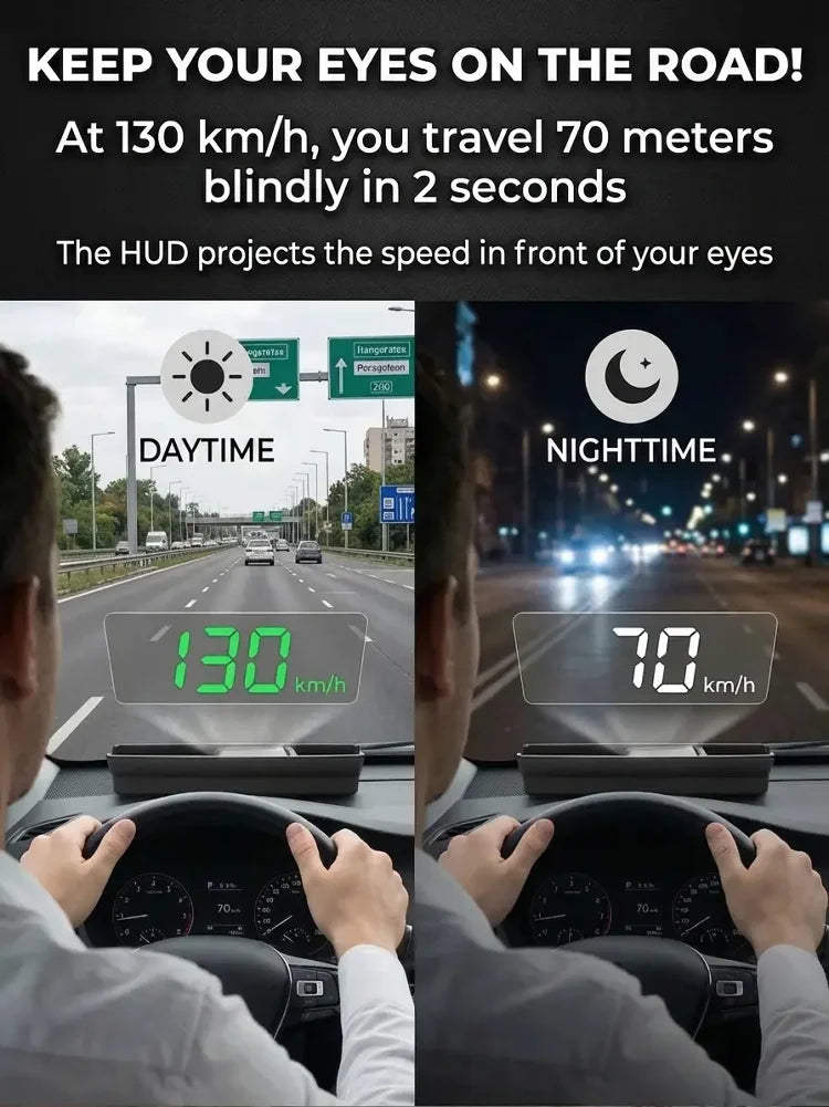 Universal GPS Car Speedometer Head-Up Display