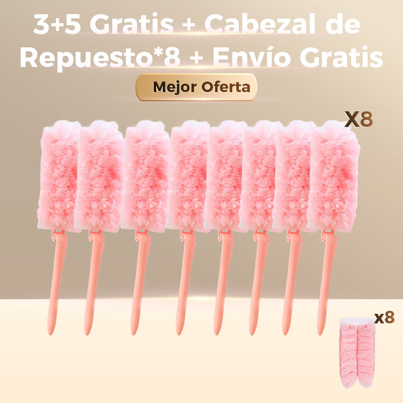 Plumero plegable y lavable para limpieza de superficies