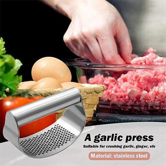 Prensa de ajo de acero inoxidable (oferta por tiempo limitado)