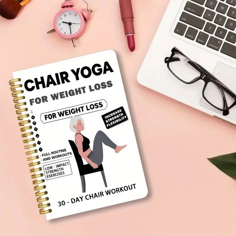 🔥¡OFERTA DE NAVIDAD CON UN 50% DE DESCUENTO!🔥 Guía de 30 días para bajar de peso con yoga en silla.