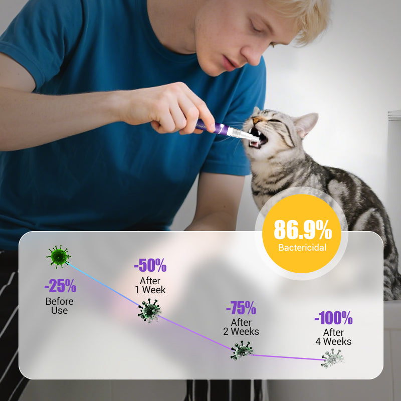 🔥 ÚLTIMO DÍA - COMPRA 1 Y LLÉVATE 1 GRATIS 🔥 Cepillo de dientes en gel reparador bucal para mascotas 🐱🐶