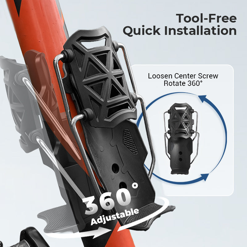 Portabidón adaptable para ciclismo