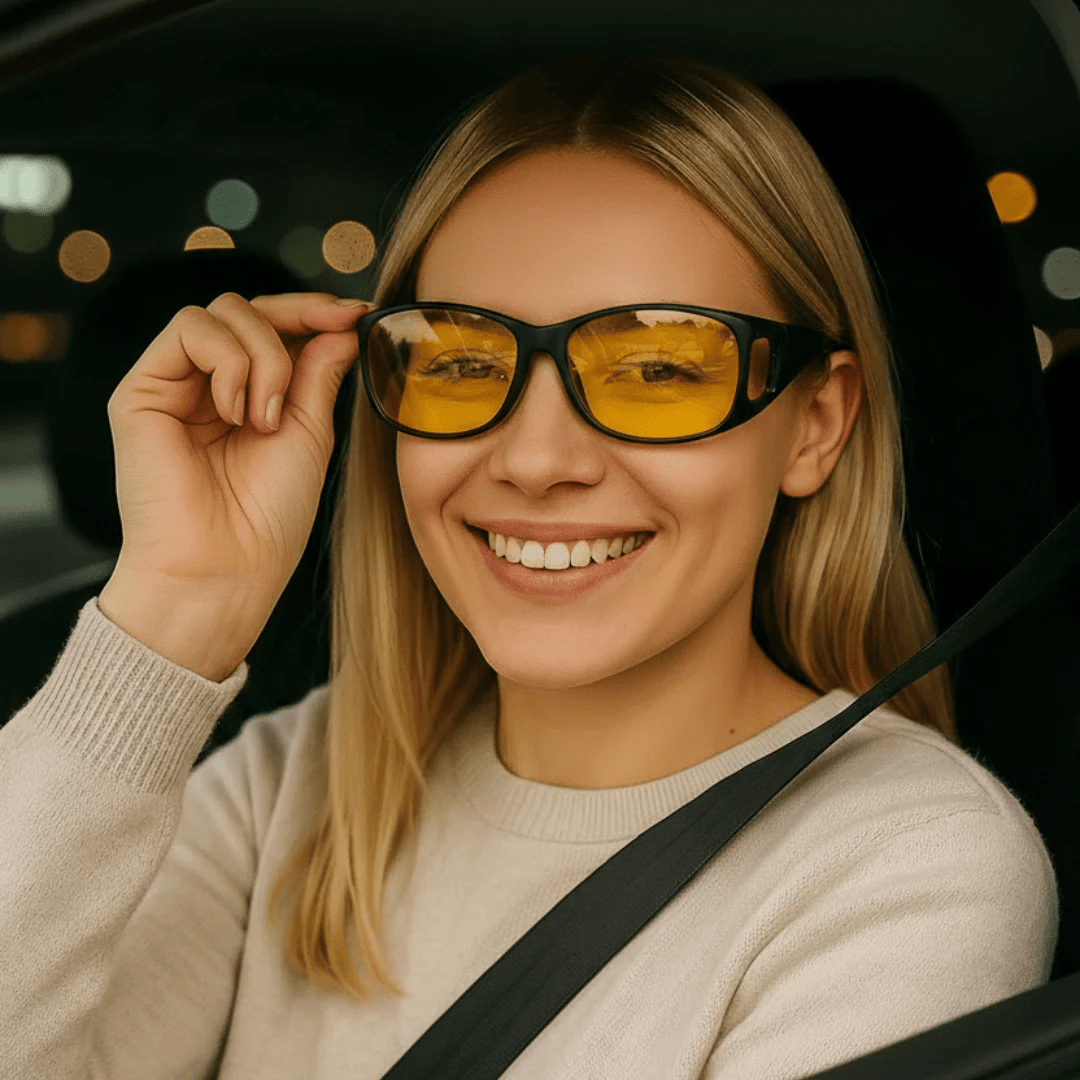 Gafas de conducción para visión en la oscuridad, anti-reflejos y polarizadas