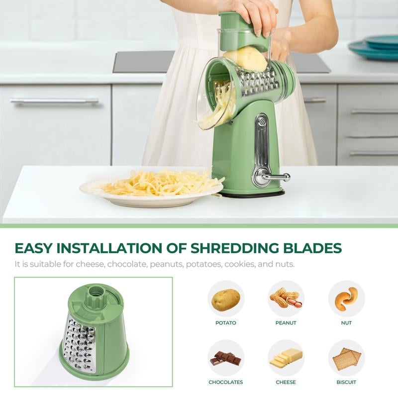 🧑‍🍳Artefacto de cocina - 49% de descuento🥳Picadora de alimentos 5 en 1