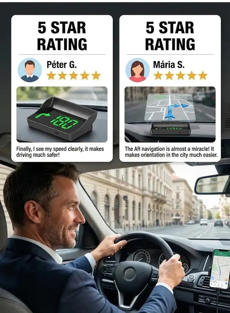 Universal GPS Car Speedometer Head-Up Display