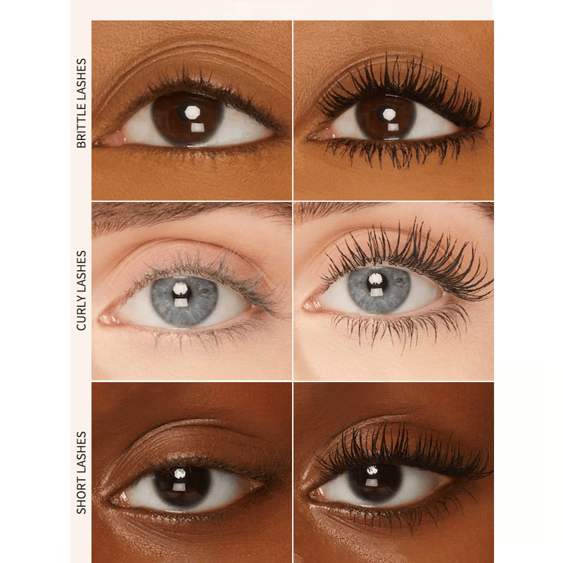💞¡Más de 50 000 unidades vendidas!👁️✨ ¡Pestañas preciosas durante todo el día, sin que se corra! Máscara de pestañas resistente al agua con fibras para un volumen natural. 💖💃